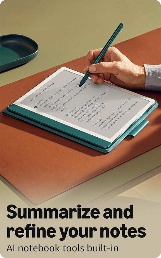 Kindle Scribe 10.2"電子書閱讀器 (第1代 - 2024) 連高級書寫筆 廣告版 | 美版 | 平行進口