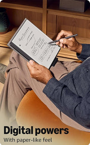 Kindle Scribe 10.2"電子書閱讀器 (第1代 - 2024) 連高級書寫筆 廣告版 | 美版 | 平行進口