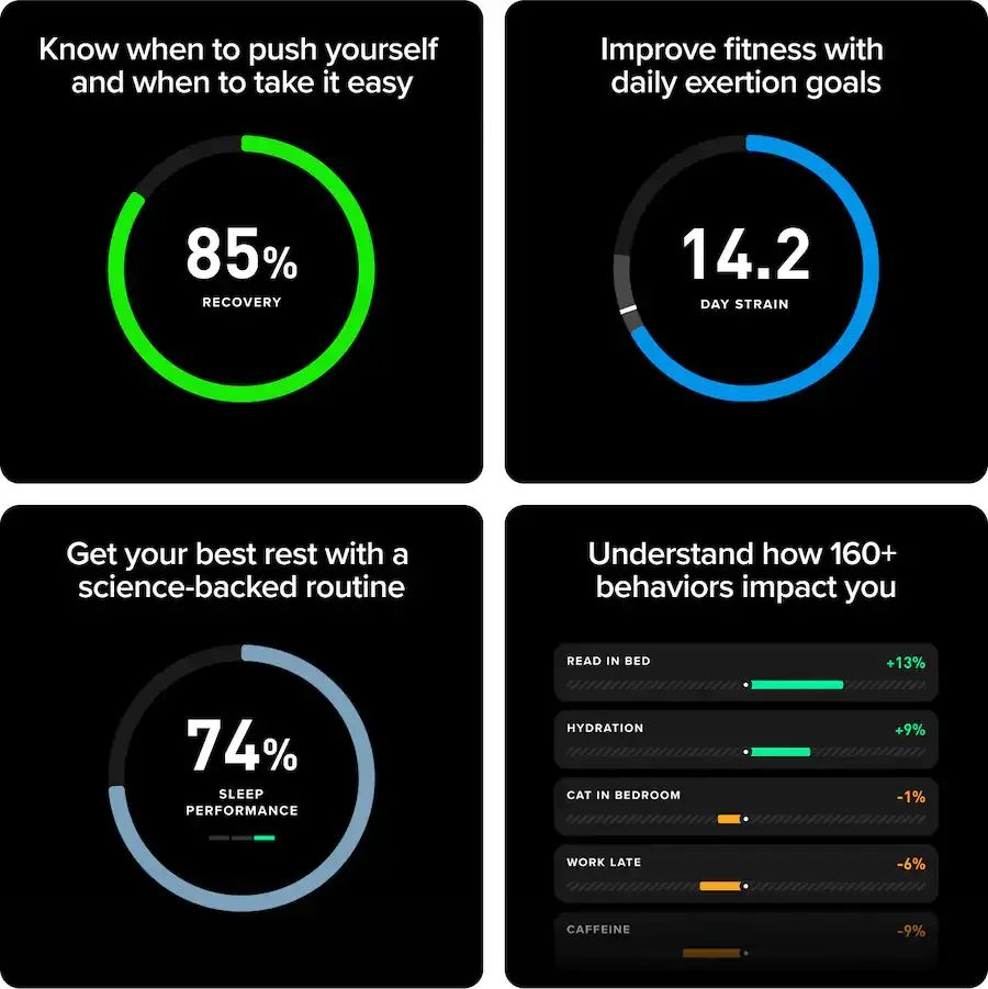 WHOOP 5.0 Peak (2025) Health and Fitness Tracker