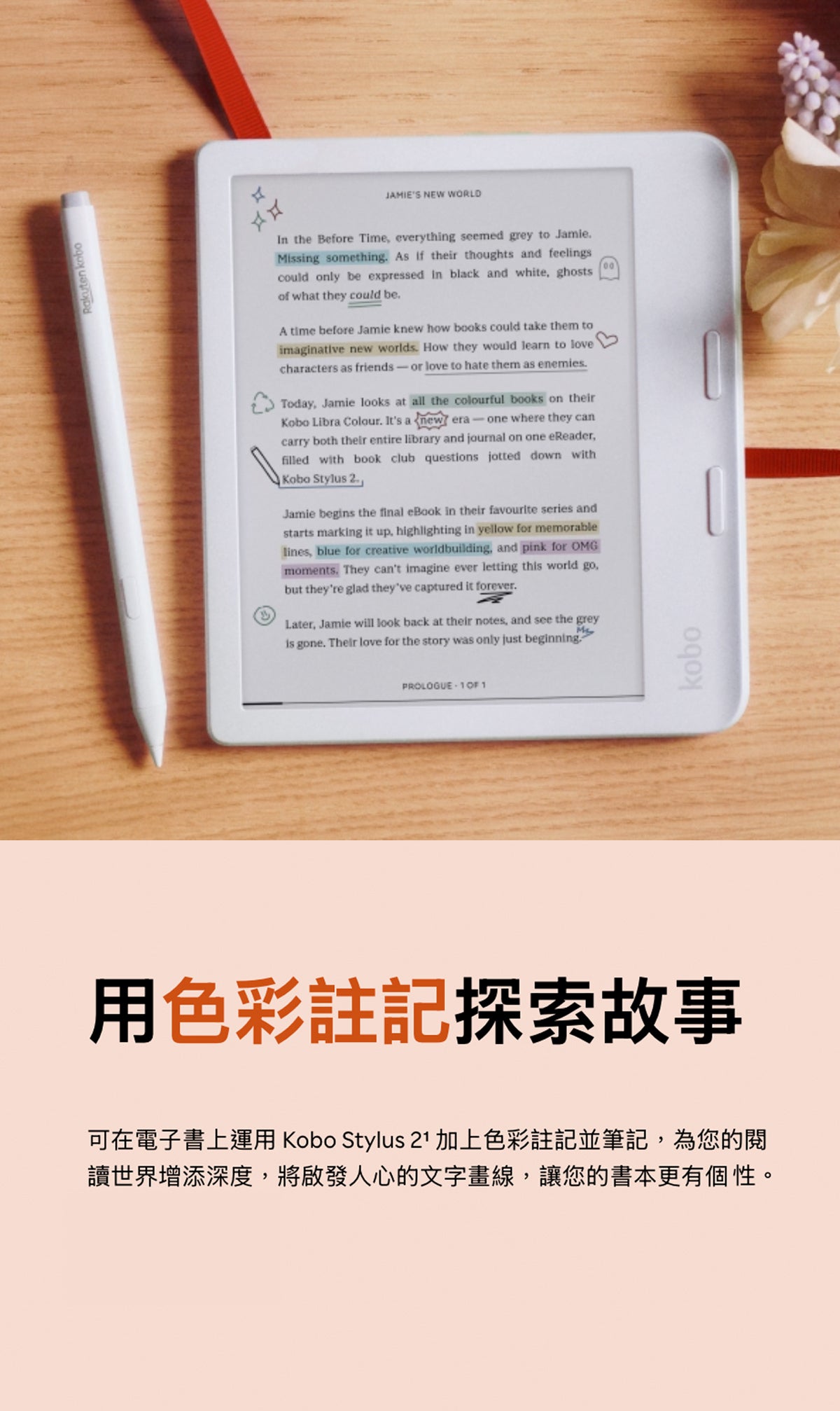 Kobo Libra Colour 7" 電子書閱讀器 2色 香港行貨
