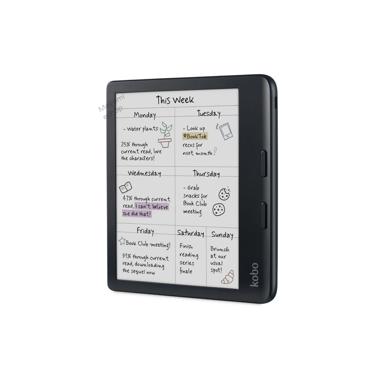 Kobo Libra Colour 7" 電子書閱讀器 2色 香港行貨
