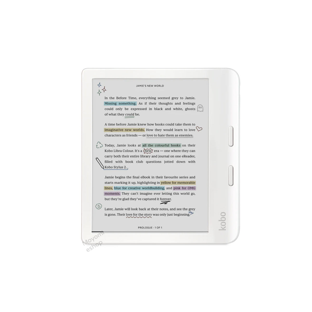 Kobo Libra Colour 7" 電子書閱讀器 2色 香港行貨