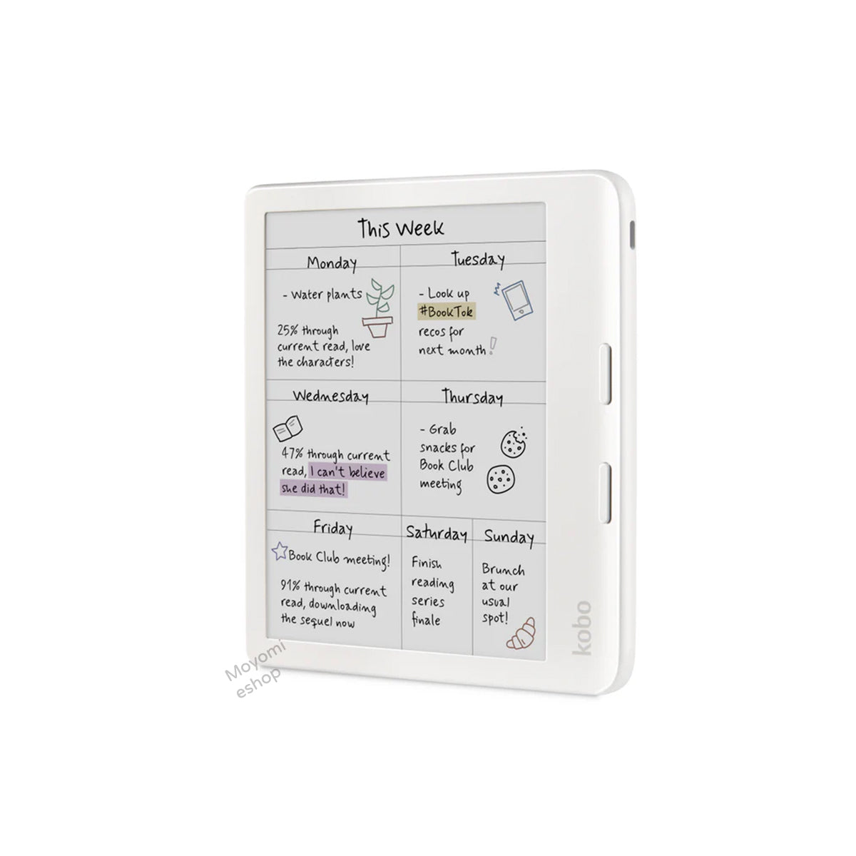 Kobo Libra Colour 7" 電子書閱讀器 2色 香港行貨