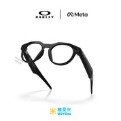 OAKLEY - Meta HSTN 智能眼鏡 黑色 Prizm 黑偏光鏡片 (標準) 高鼻樑架 [平行進口] | OW8002-800203 | CKA36089