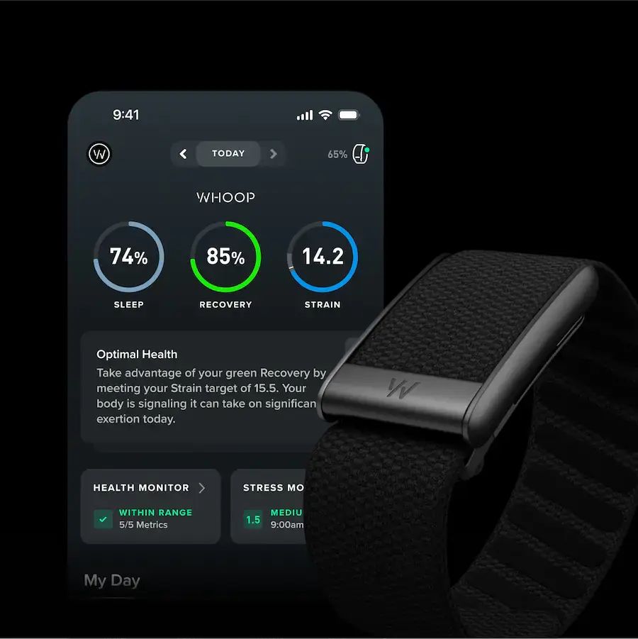WHOOP 5.0 Peak (2025) Health and Fitness Tracker